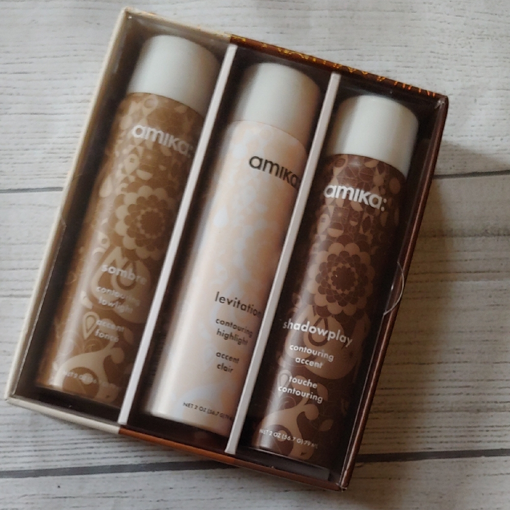 Amika Contouring Hair Trio – Sombre, Levitation & Shadowplay (Travel Size)